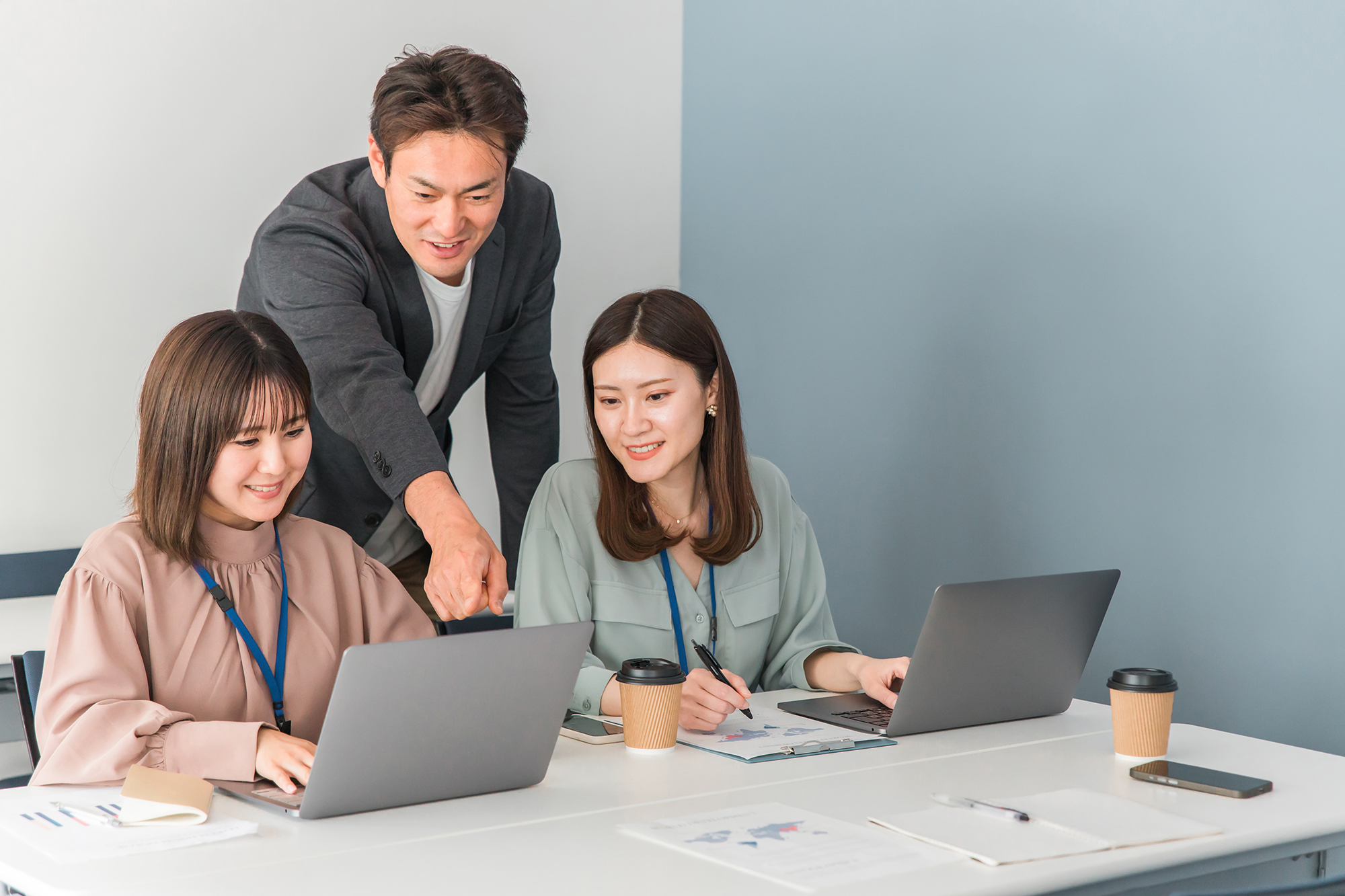 正社員として働くスタッフ